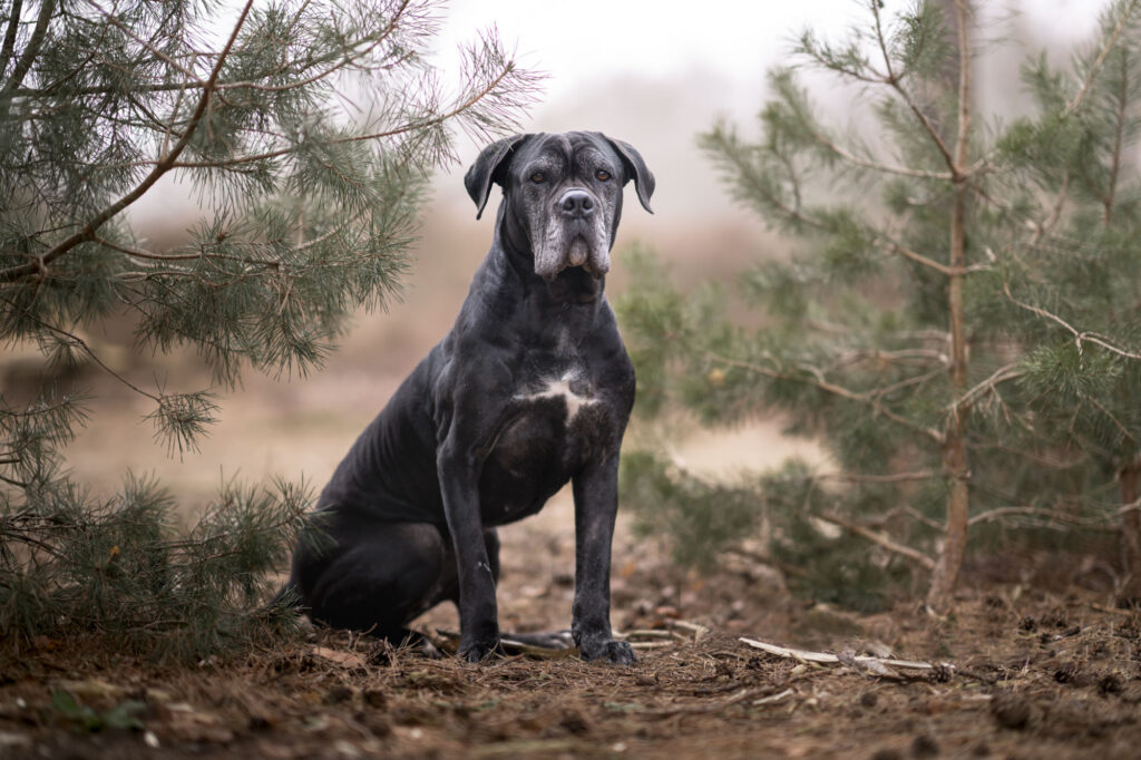 Hondenfotografie zeeland en westbrabant van een cane corso